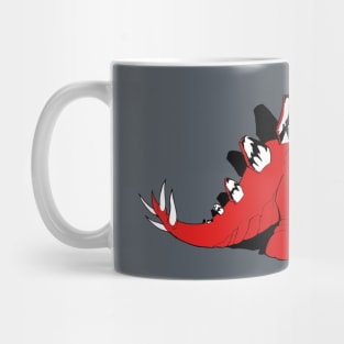 Wrong end of the Stegosaurus Mug